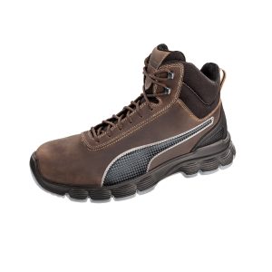 CONDOR BROWN MID S14 - Bocanci pentru bărbaţi maro închis