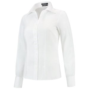 Fitted Blouse T22 - Cămaşă pentru damă alb