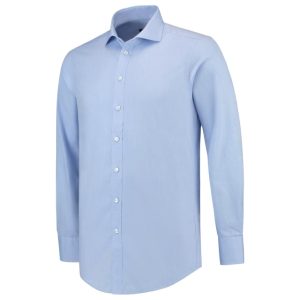 Fitted Stretch Shirt T23 - Cămaşă pentru bărbaţi blue