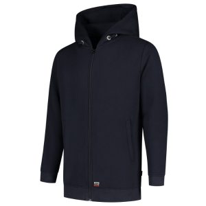Hooded Sweat Jacket Washable 60°C T44 - Hanorac unisex albastru marin