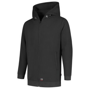 Hooded Sweat Jacket Washable 60°C T44 - Hanorac unisex gri închis
