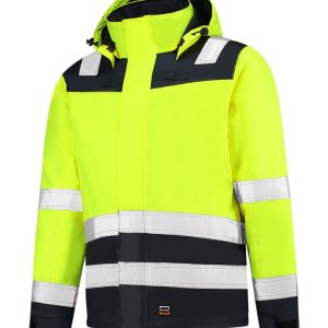 Midi Parka High Vis Bicolor T51 - Jachetă de lucru unisex galben reflectorizat