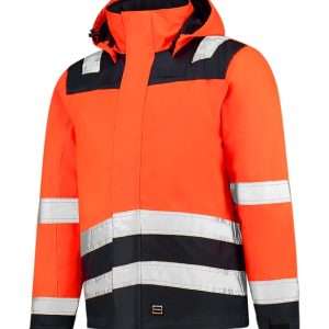 Midi Parka High Vis Bicolor T51 - Jachetă de lucru unisex portocaliu reflectorizant