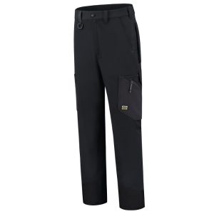 Work Trousers 4-way Stretch T77 - Pantaloni de lucru unisex negru