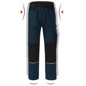 Woody W01 - Pantaloni de lucru pentru bărbaţi albastru marin