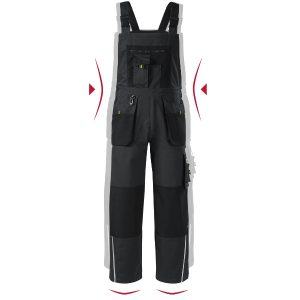 Ranger W04 - Salopetă pentru bărbaţi ebony gray