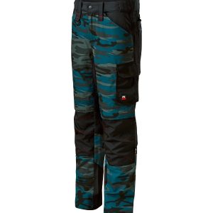 Vertex Camo W09 - Pantaloni de lucru pentru bărbaţi camouflage petrol