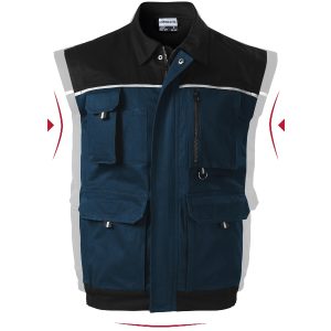 Woody W52 - Vestă de lucru pentru bărbaţi albastru marin