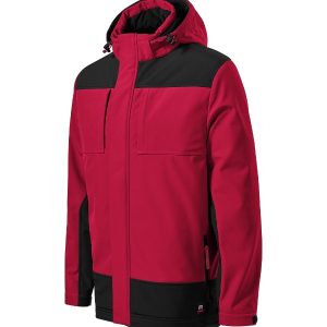 Vertex W55 - Jachetă softshell de iarnă pentru bărbaţi roşu marlboro