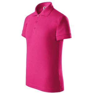 Pique Polo X22 - Tricou polo pentru copii purpuriu