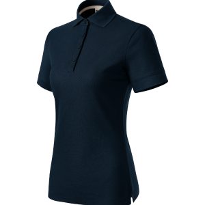 Prime (GOTS) X35 - Tricou polo pentru damă albastru marin