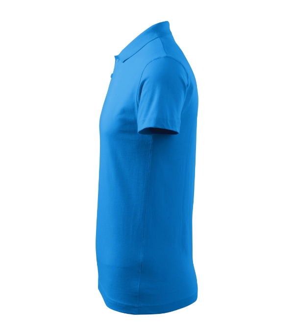 Single J. 202 - Tricou polo pentru bărbaţi snorkel blue - imagine 3