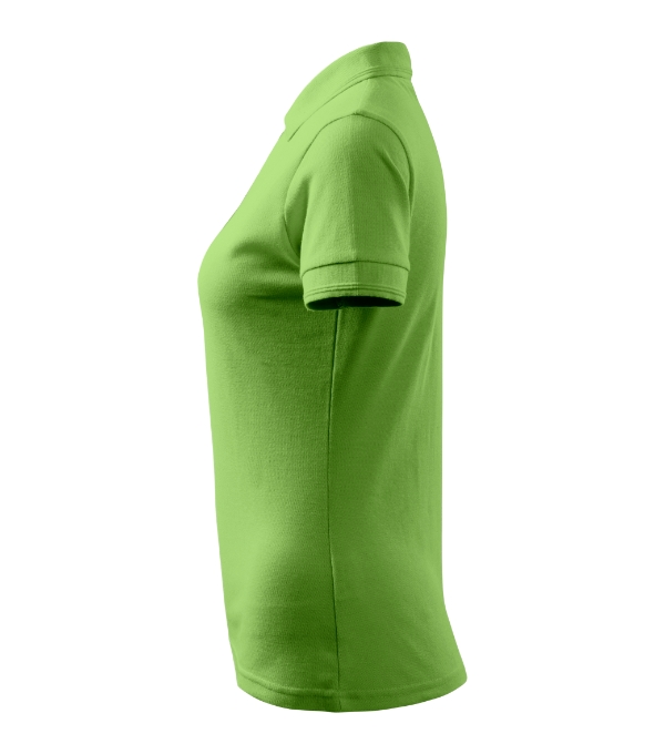 Pique Polo 210 - Tricou polo pentru damă verde iarbă - imagine 3
