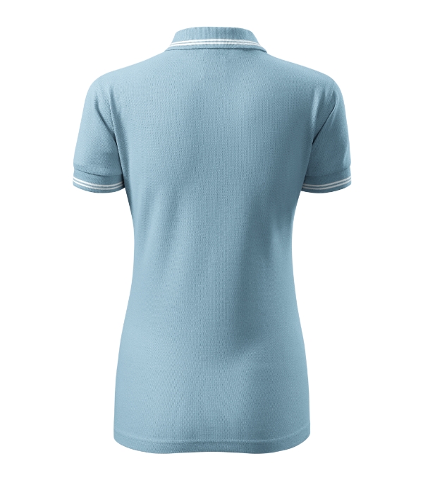 Urban 220 - Tricou polo pentru damă albastru deschis - imagine 4