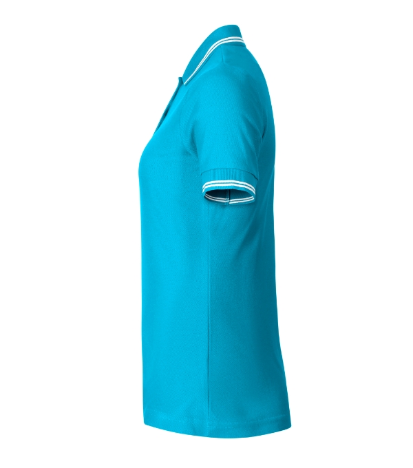 Urban 220 - Tricou polo pentru damă turcoaz - imagine 3