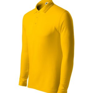Pique Polo LS 221 - Tricou polo pentru bărbaţi galben
