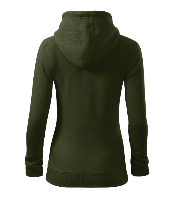 Trendy Zipper 411 - Hanorac pentru damă military - imagine 4