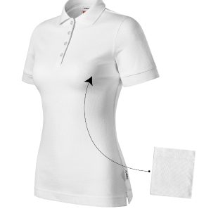 Resist Heavy Polo R21 - Tricou polo pentru damă alb